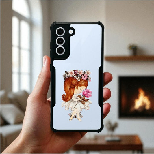 Flower Girl Mobile Cover For Samsung S21 Fe
