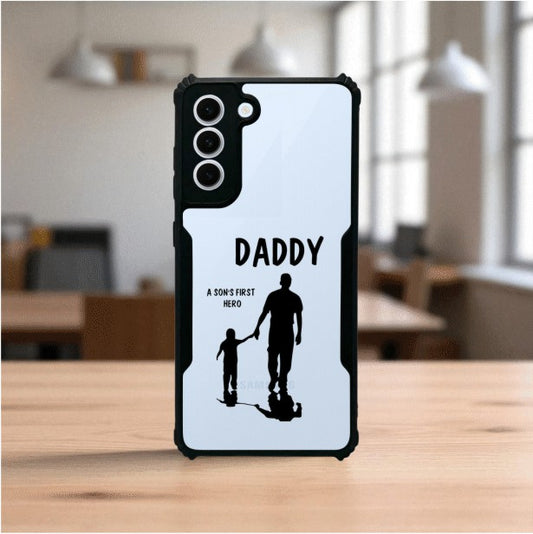 Daddy and Son Mobile Cover For Samsung S21 Fe