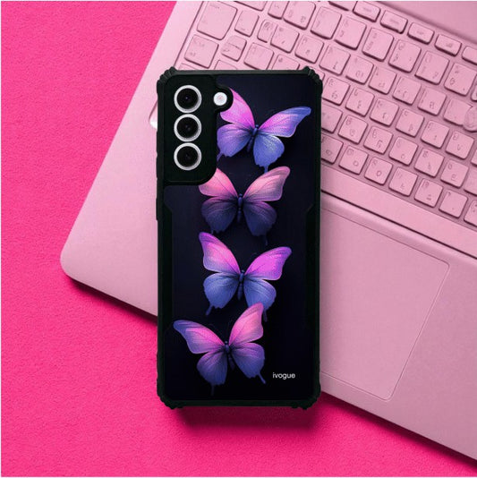 Galaxy Butterflies Mobile Cover For Samsung S21 Fe