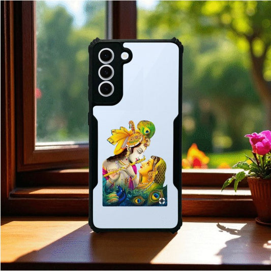 Radha Krishna Mobile Cover For Samsung S21 Fe