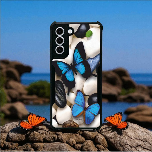 Blue Wings Beauty Mobile Cover For Samsung S21 Fe