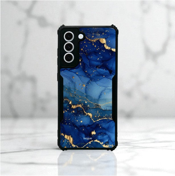 Blue Opulence Mobile Cover For Samsung S21 Fe