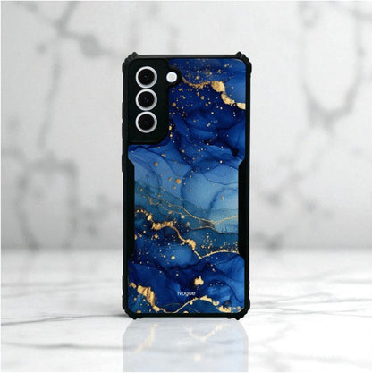 Blue Opulence Mobile Cover For Samsung S21 Fe