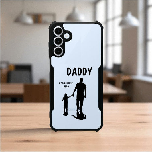 Daddy and Son Mobile Cover For Samsung A55