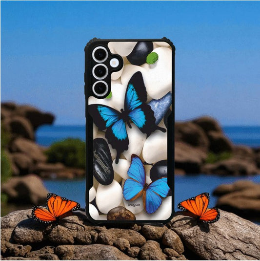 Blue Wings Beauty Mobile Cover For Samsung A05S