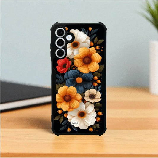 Retro Petals Mobile Cover For Samsung S23 Fe