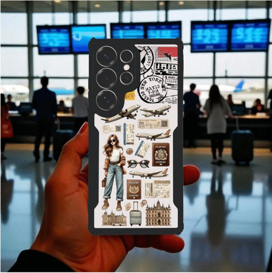 Travel Girl Vibes Mobile Cover For Samsung S25 Ultra