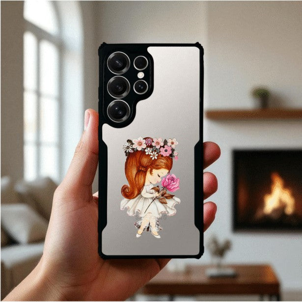 Flower Girl Mobile Cover For Samsung S24 Ultra