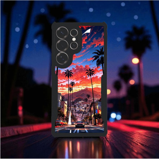 Palm City Nights Mobile Cover For Samsung S25 Ultra