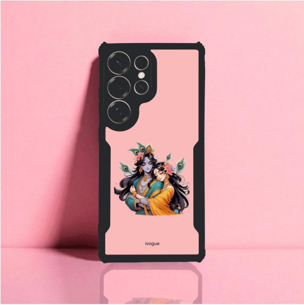 Radha Krishna Bliss Mobile Cover For Samsung S24 Ultra