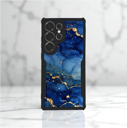 Blue Opulence Mobile Cover For Samsung S24 Ultra