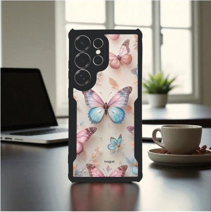 Butterfly Bloom Mobile Cover For Samsung S24 Ultra