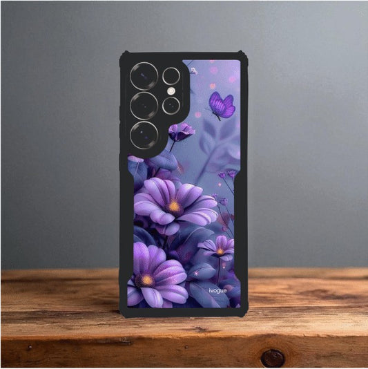 Purple Serenity Mobile Cover For Samsung S24 Ultra