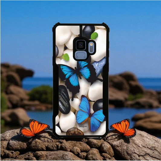 Blue Wings Beauty Mobile Cover For Samsung S9