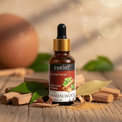 Eyelet Sandalwood Essential Oil for Smooth Skin & Natural Calmness – 30ML