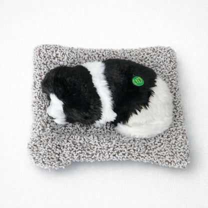 Realistic Sleeping Puppy Car Dashboard Decor Plush Toy