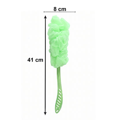 Extra Long Handle Bath Loofah Brush 45 cm Reach Shower Body Scrubber (1 Pc)