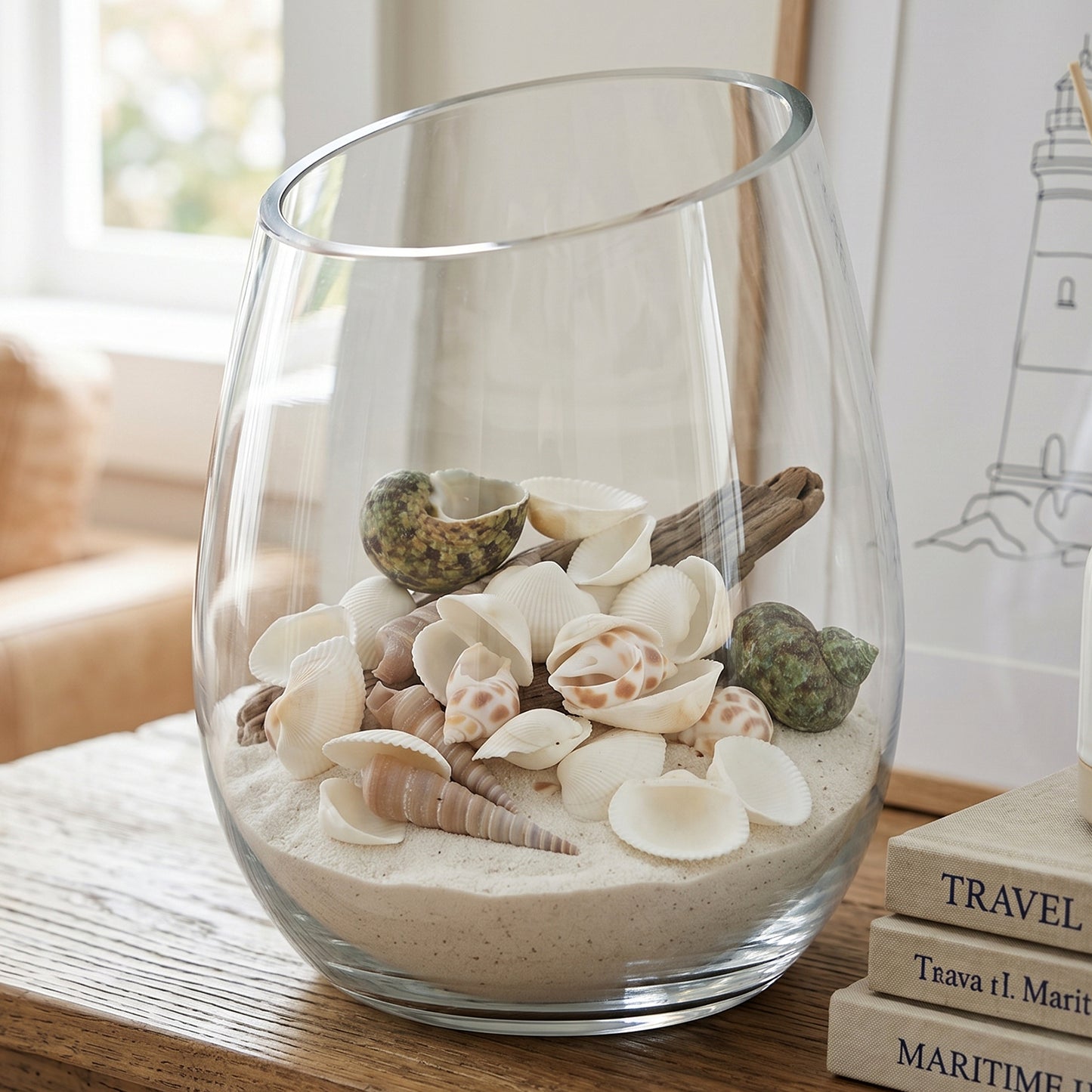 Natural Decorative Sea Shells Set (1 Set)