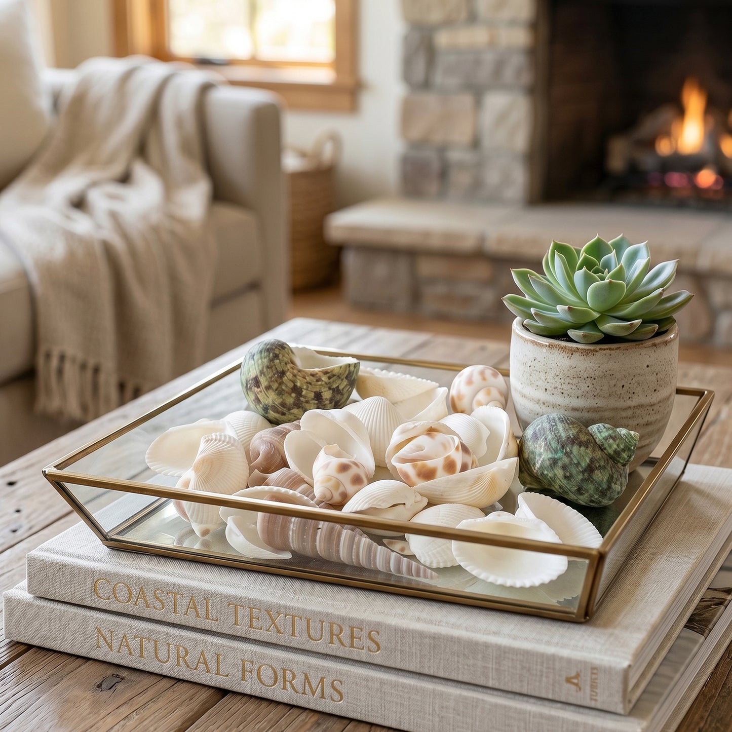 Natural Decorative Sea Shells Set (1 Set)
