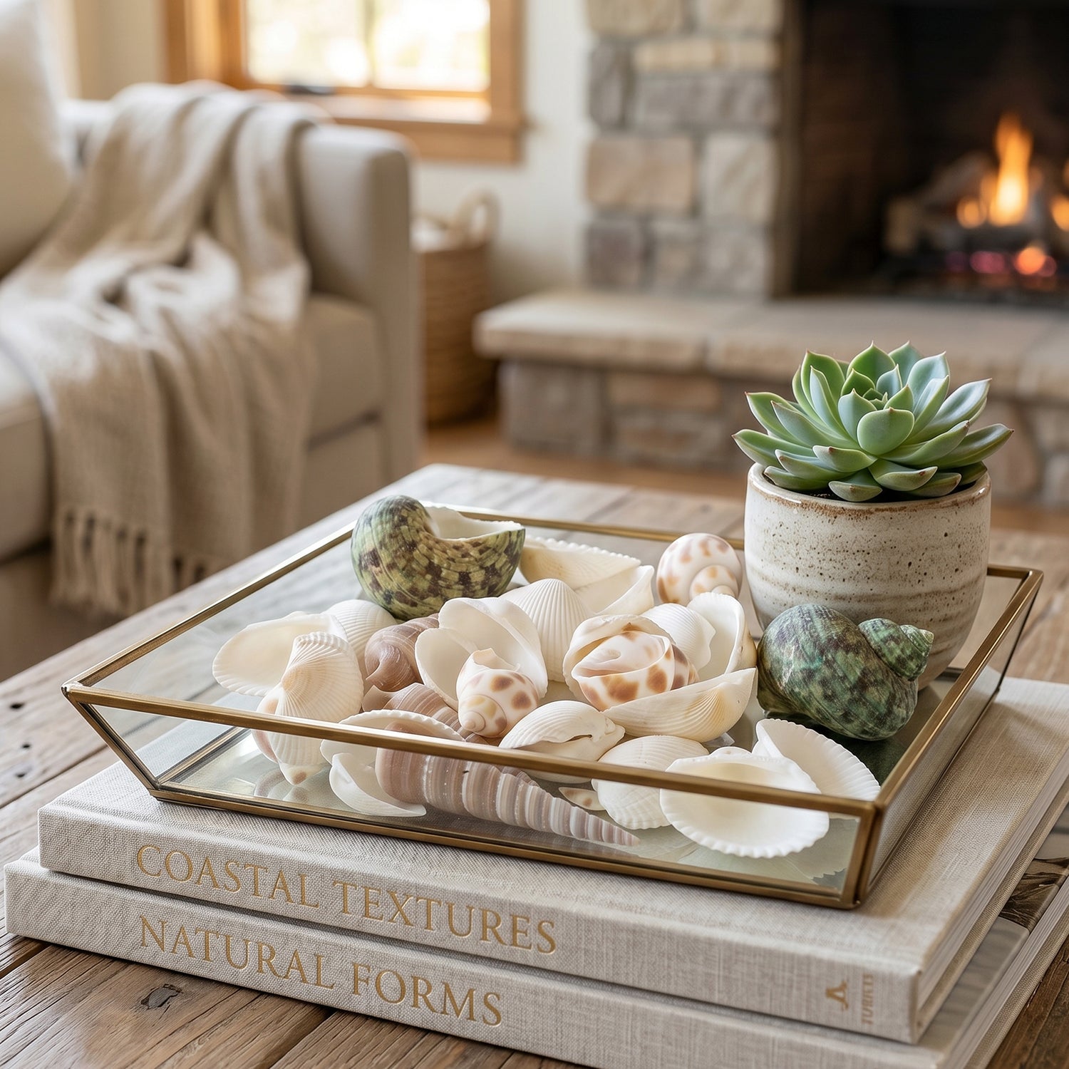 Natural Decorative Sea Shells Set (1 Set)