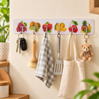 Transparent Self Adhesive Hooks for Home Wall, Kitchen and Bathroom (6 Pc Set)