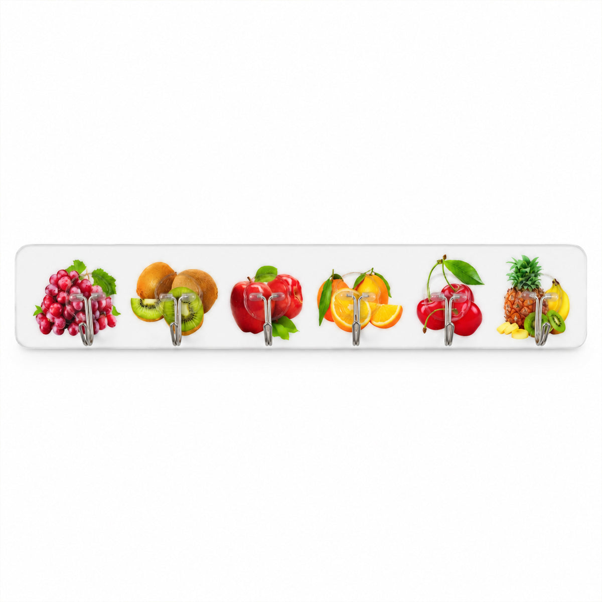 Transparent Self Adhesive Hooks for Home Wall, Kitchen and Bathroom (6 Pc Set)