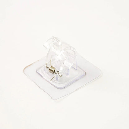 Clear Self-Adhesive Curtain Rail Clip