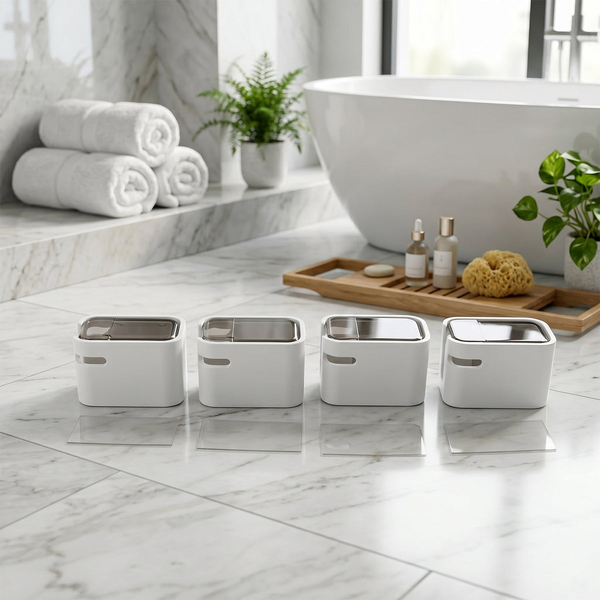 Self Adhesive Dustproof Toothbrush Holder – Space-saving Wall Mount