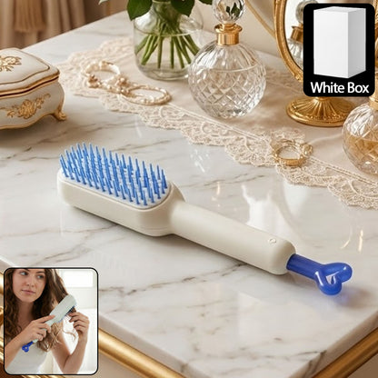 Self-Cleaning Hairbrush, Massage Comb (1 Pc / With Box), Hair accessories