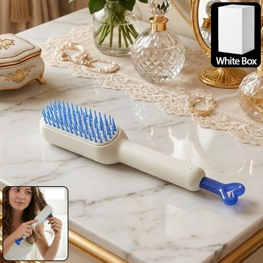 Self-Cleaning Hairbrush, Massage Comb (1 Pc / With Box), Hair accessories