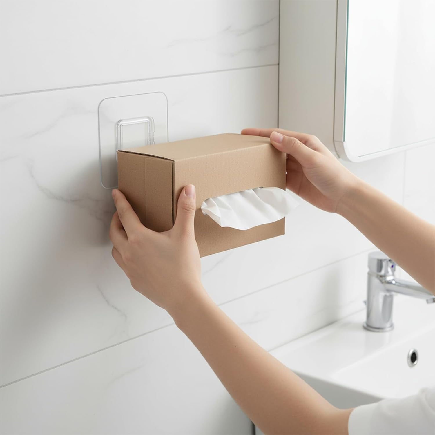 Wall mount sticker hook bathroom
