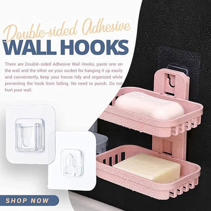 Bathroom storage hook organizer