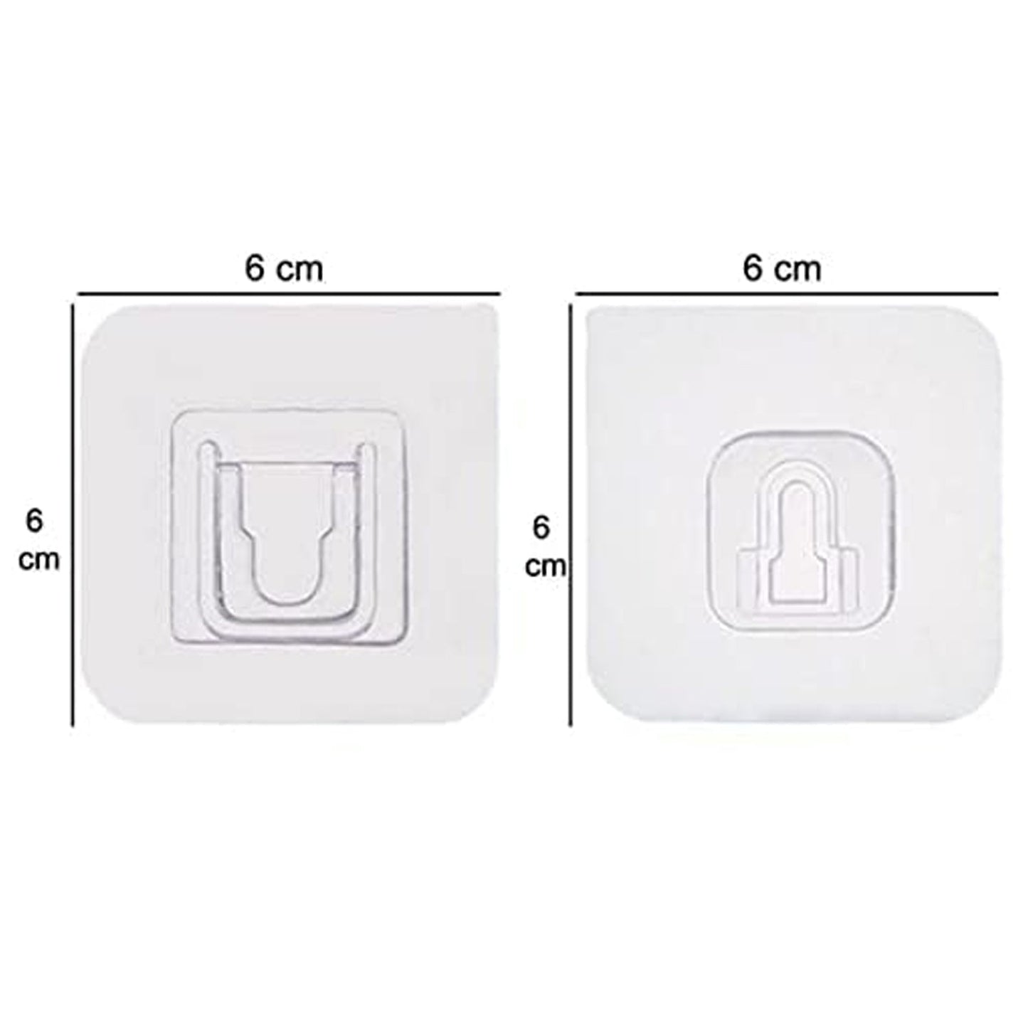 No drill mount hook size
