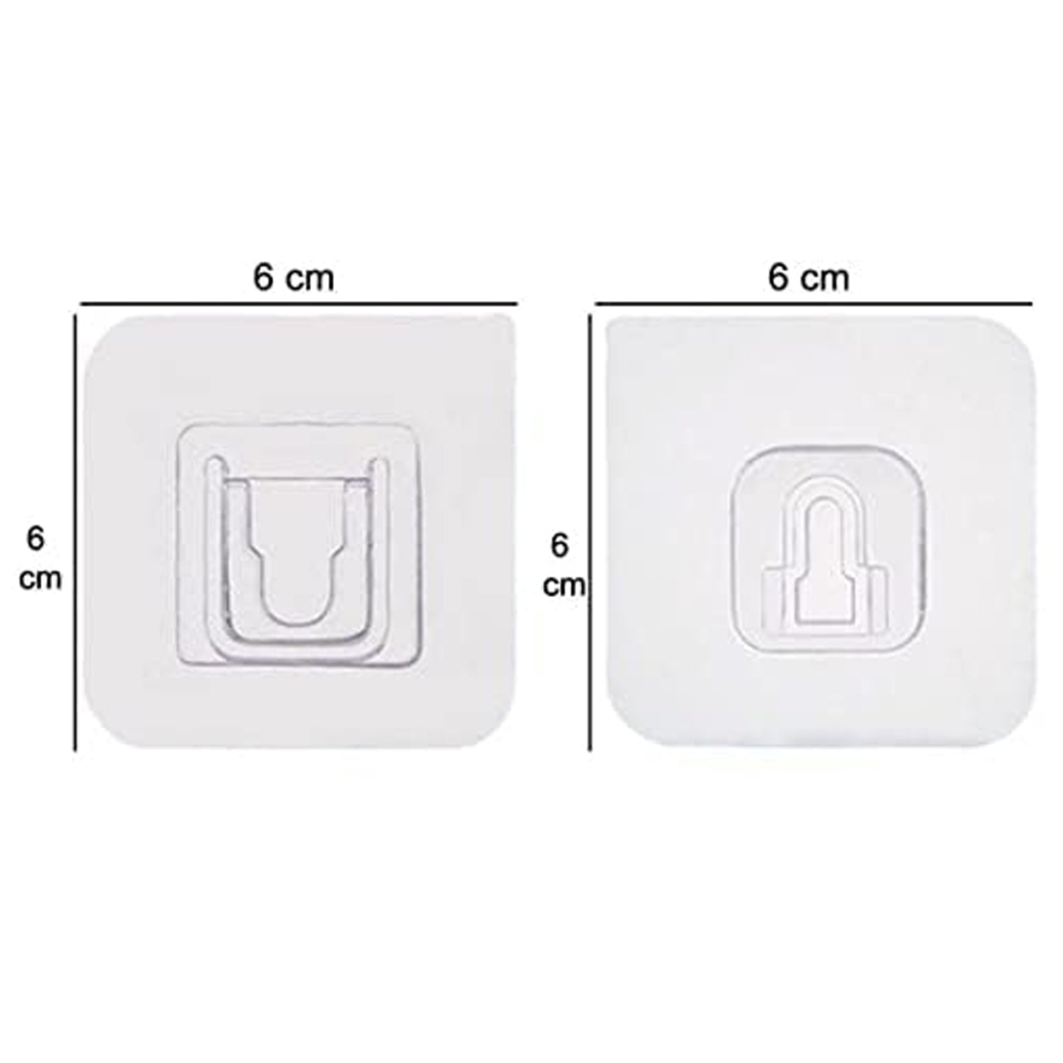 No drill mount hook size