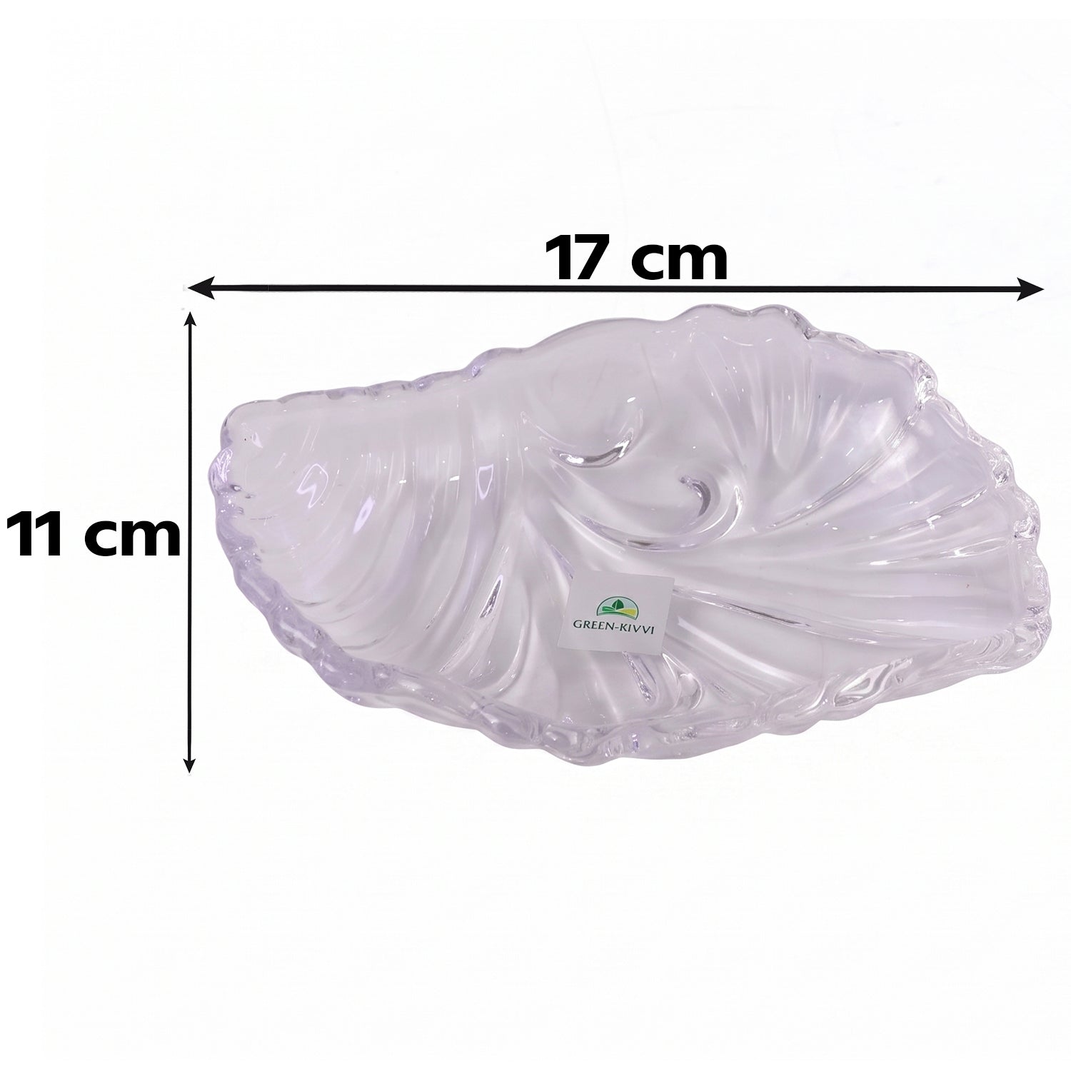 Crystal Glass Turtle with Plate Tray Set for Vastu and Home Decor (2 Pc Set)