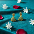 Gold Finish Jhumki Earrings – Elegant Ethnic Jewelry for Women