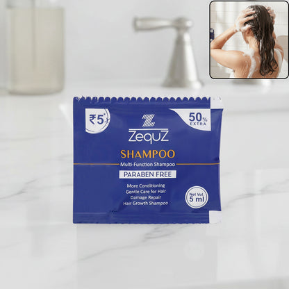 Zequz Paraben-Free Multi-Function Conditioning Shampoo Sachet (5 ML / 1 Pc)