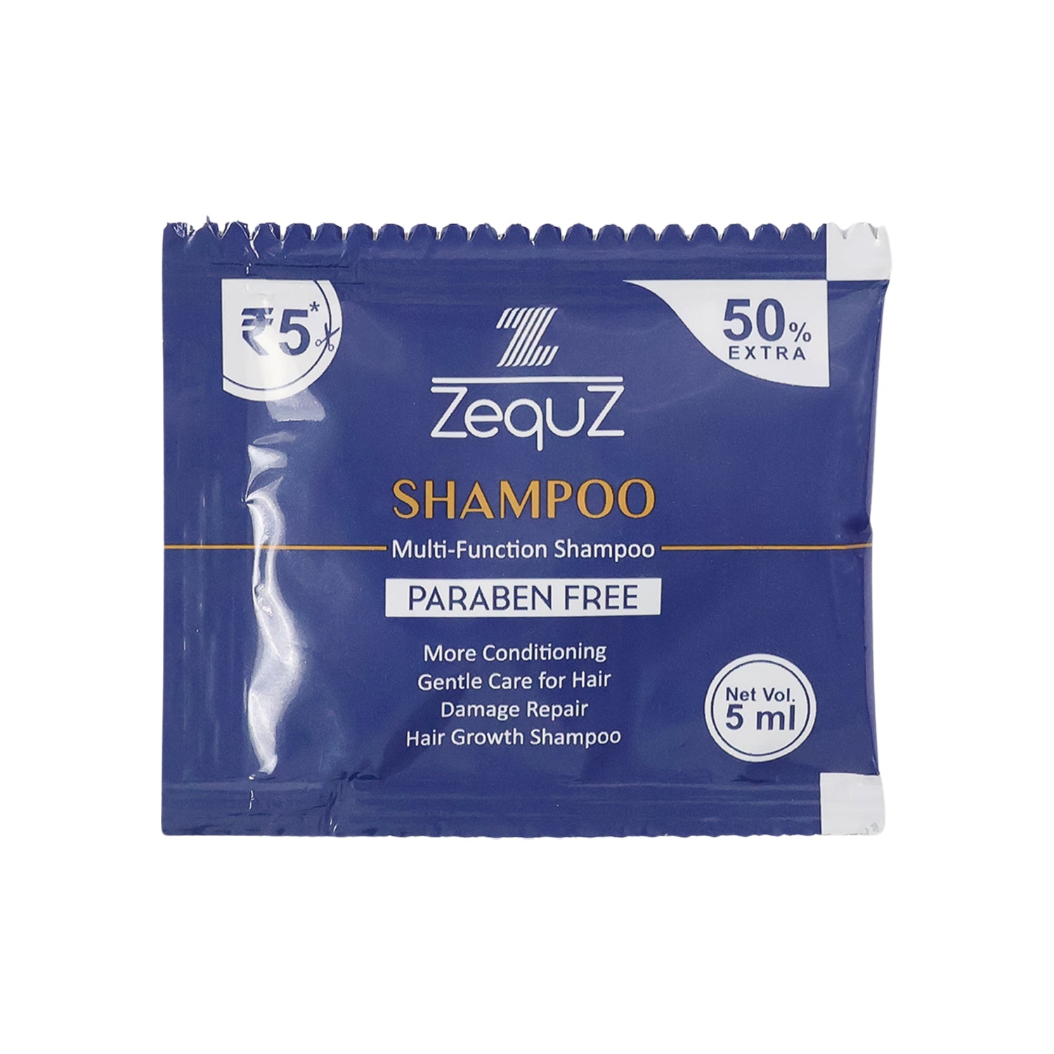 Zequz Paraben-Free Multi-Function Conditioning Shampoo Sachet (5 ML / 1 Pc)