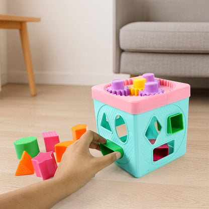 Funskool Giggles Shape Sorter Gear Box – Educational Activity Toy for Toddlers with Shapes and Gears
