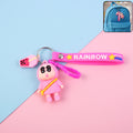 Cartoon Character Keychain – Cute Rainbow Strap Bag Charm