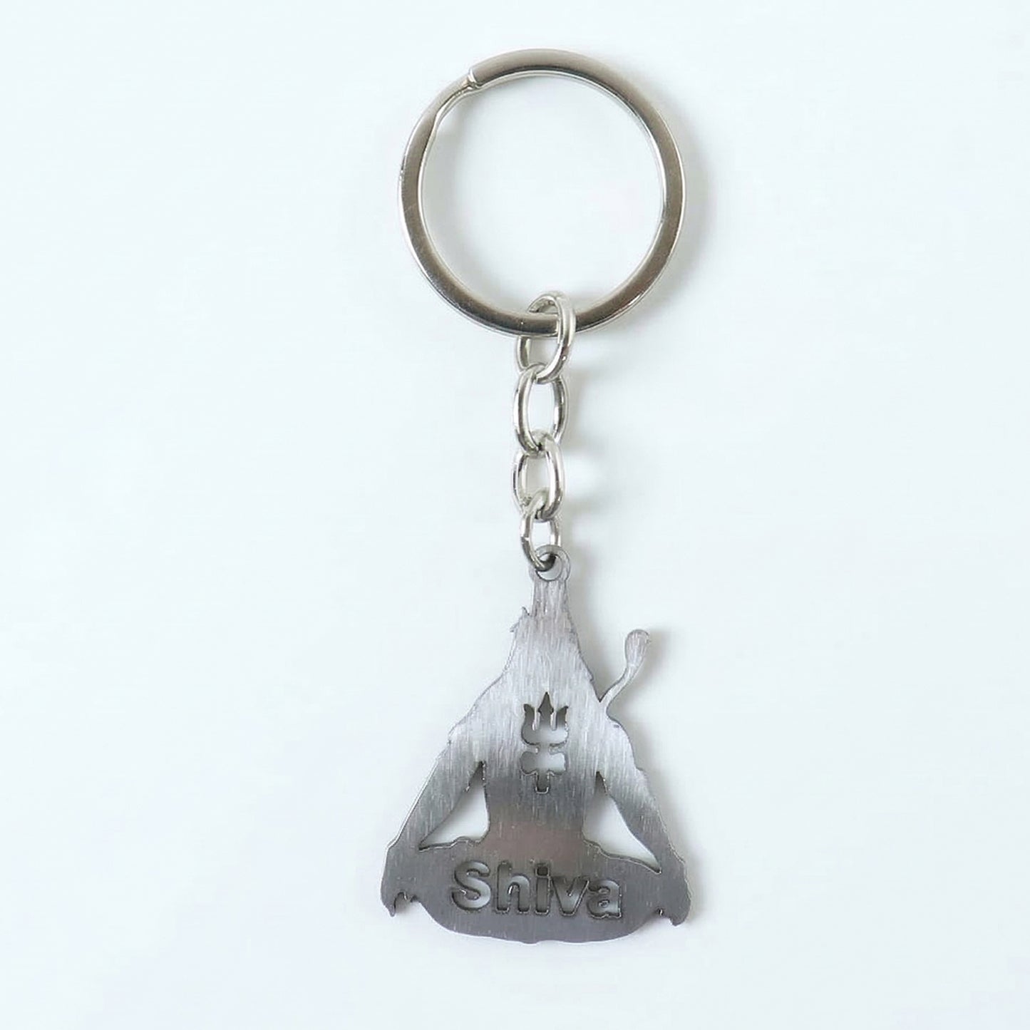 trishul design metal keychain