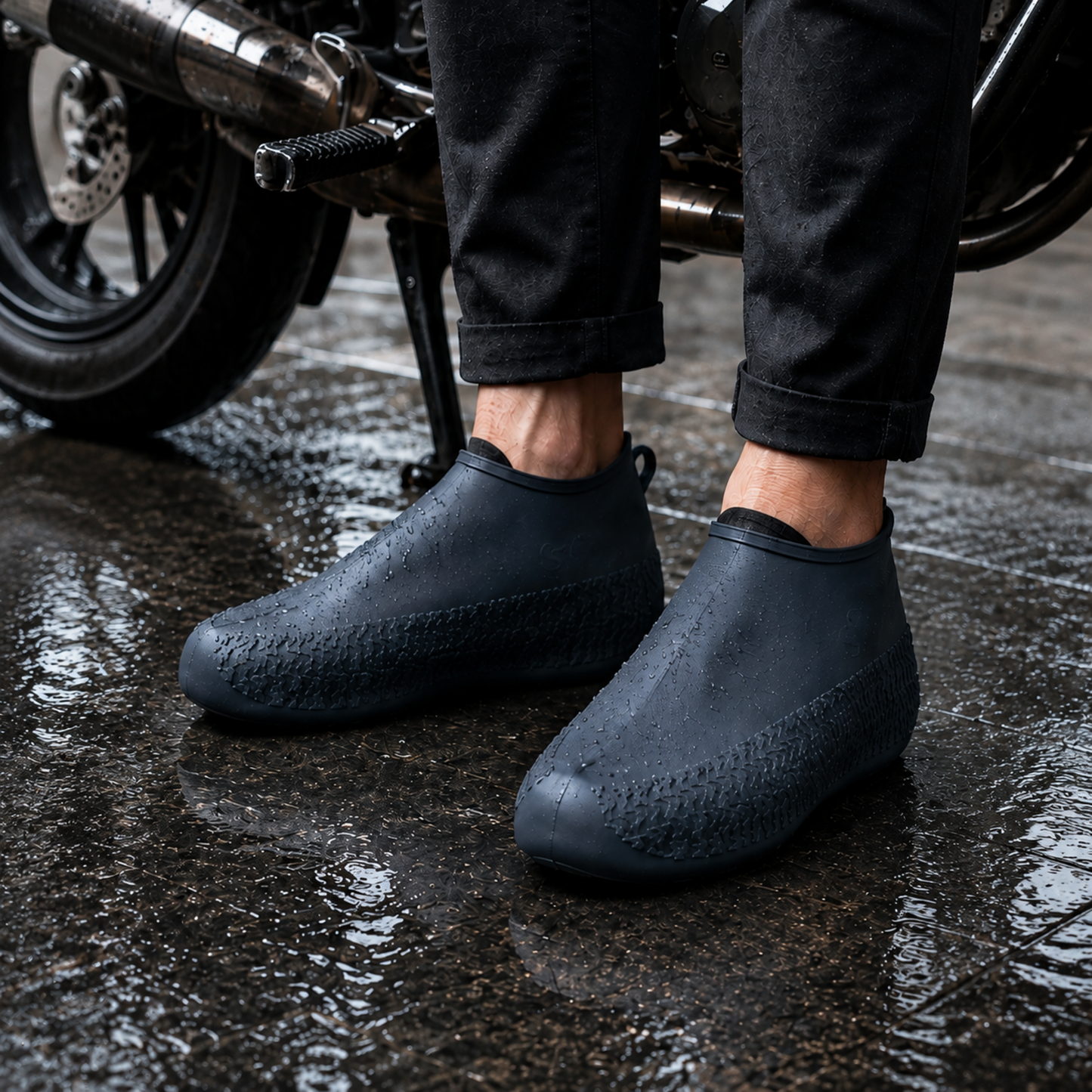 Small Reusable Waterproof Shoe Covers for Rain Protection