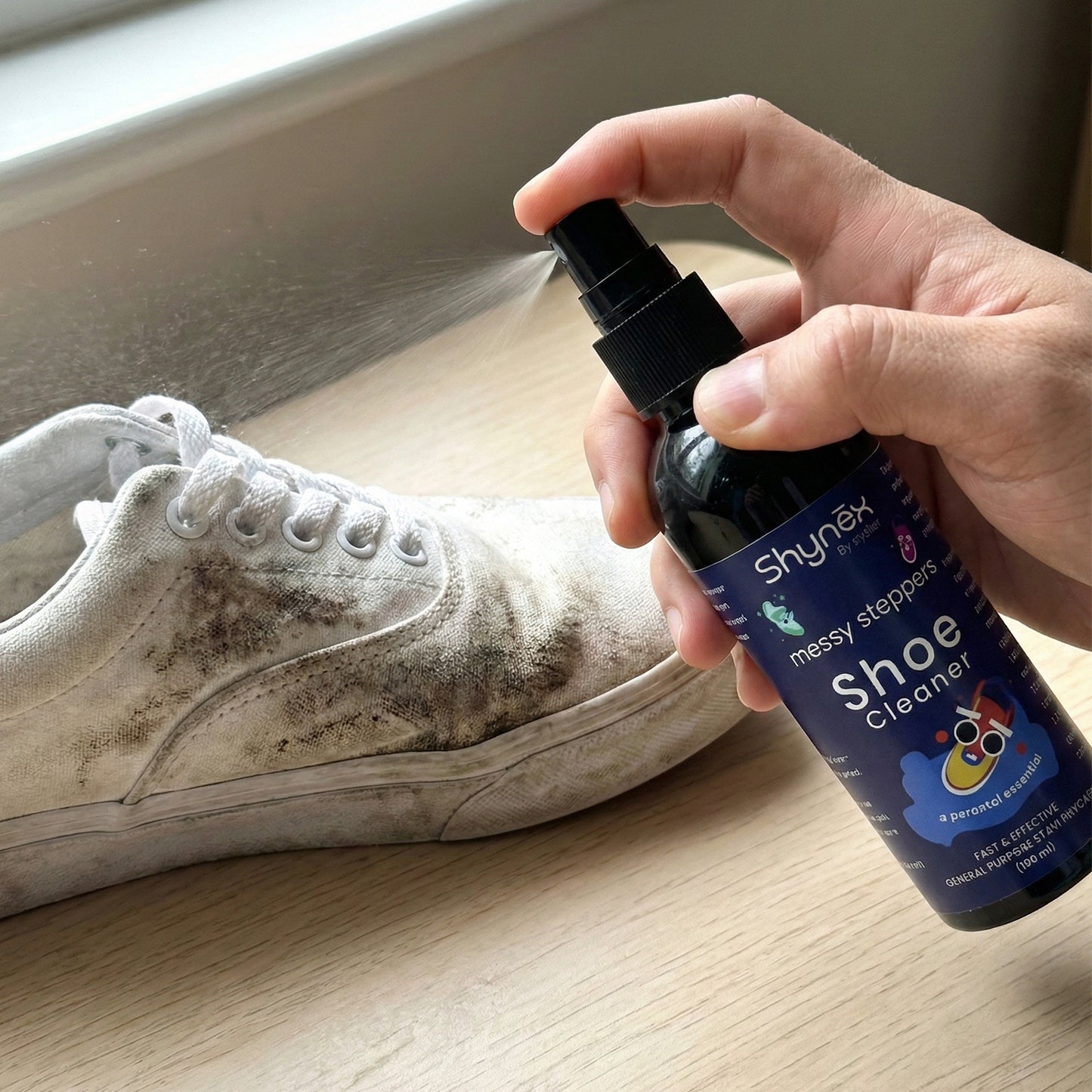 Messy Steppers Shoe Cleaner Spray - (100Ml / 1 Pc)