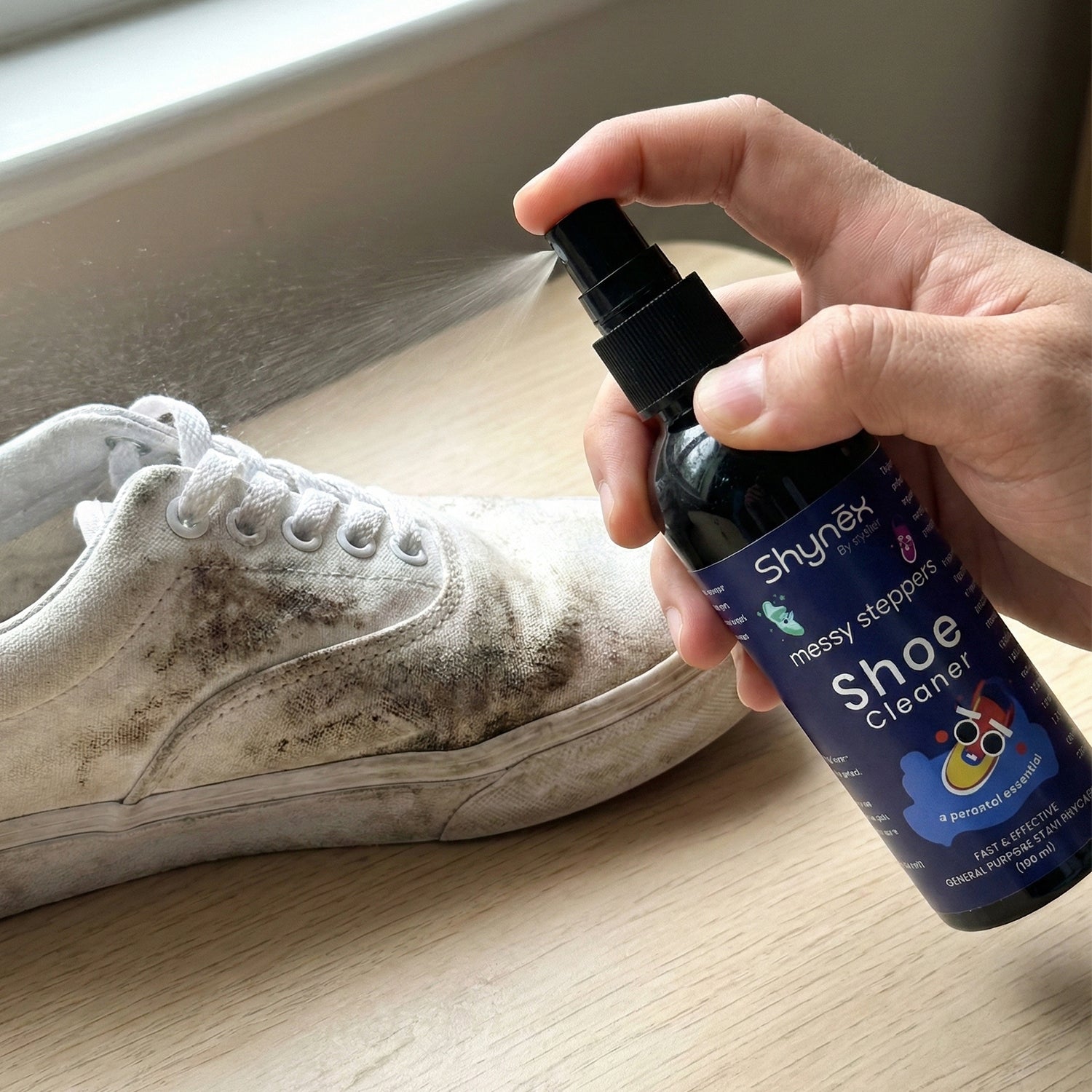 Messy Steppers Shoe Cleaner Spray - (100Ml / 1 Pc)