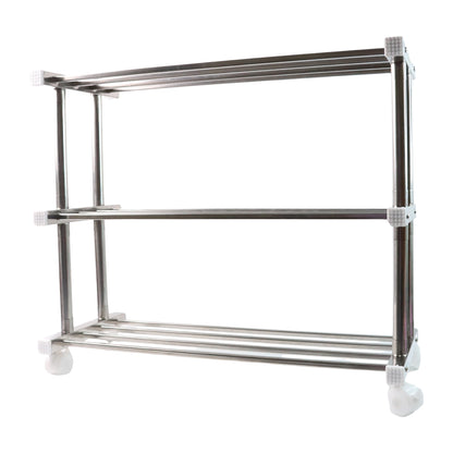 Supermom Stainless Steel Multipurpose Shoe & Storage Rack - (1 pc)