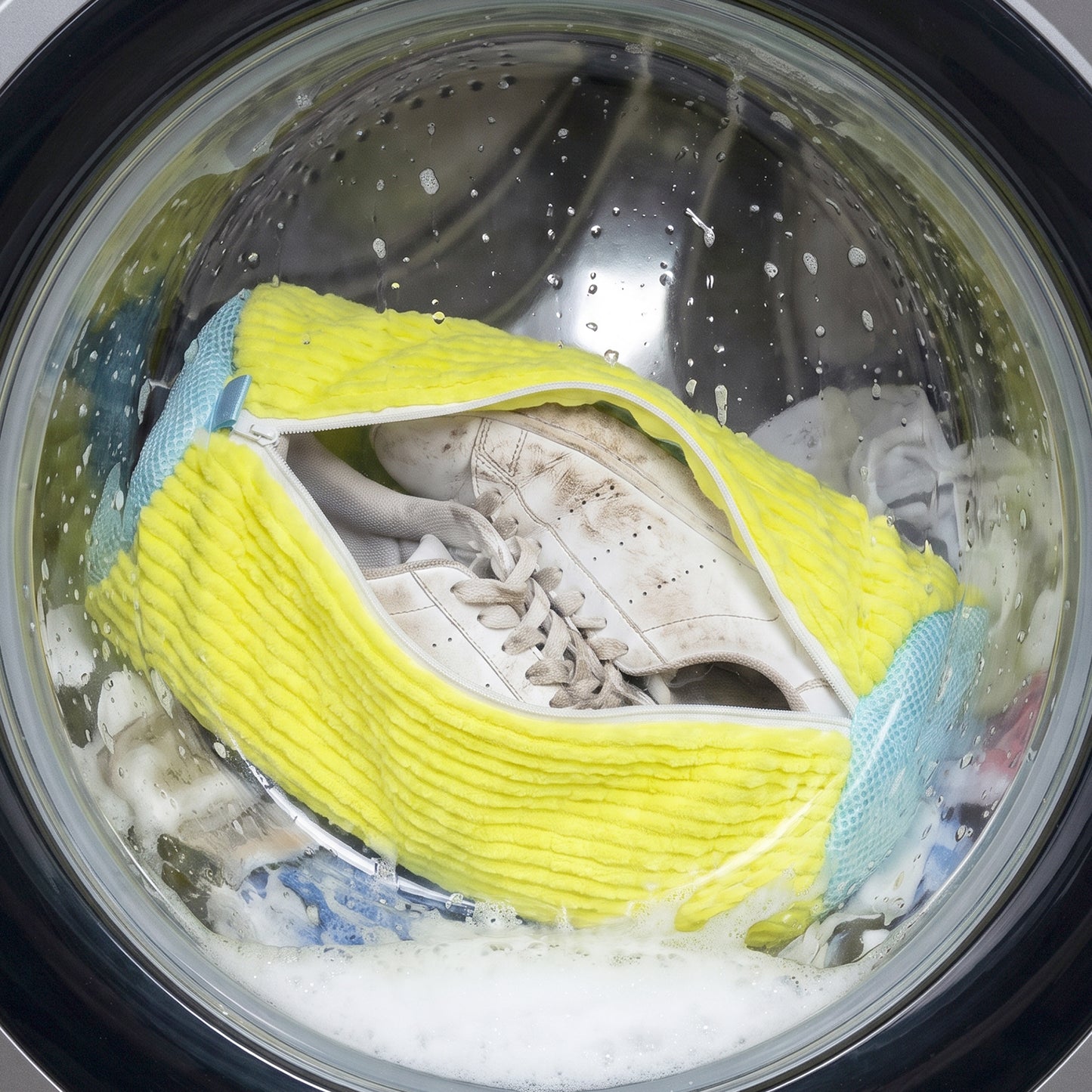 Shoe Laundry Wash Bag with 2 Shoe Support for Washing Machine (1 Set)