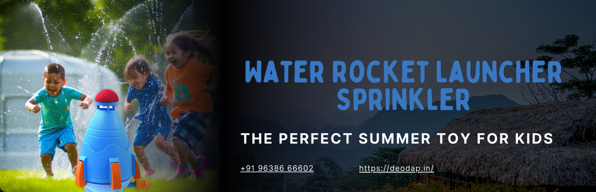 Water Rocket Launcher Sprinkler - The Perfect Summer Outdoor Toy for Kids India 2026