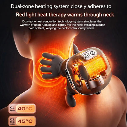 Long rechargeable kneading neck.