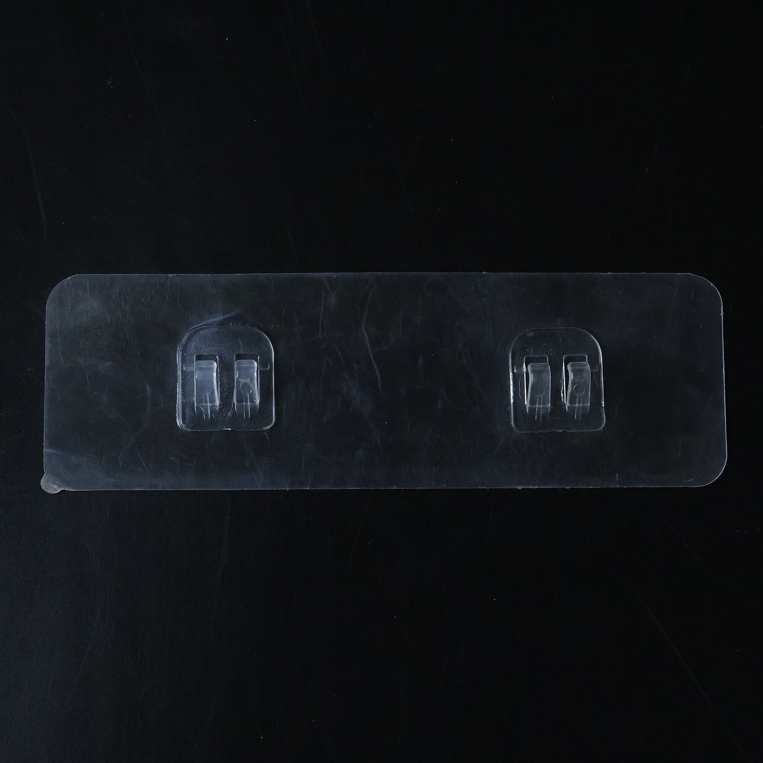 Transparent hook double clip