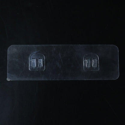 Transparent hook double clip